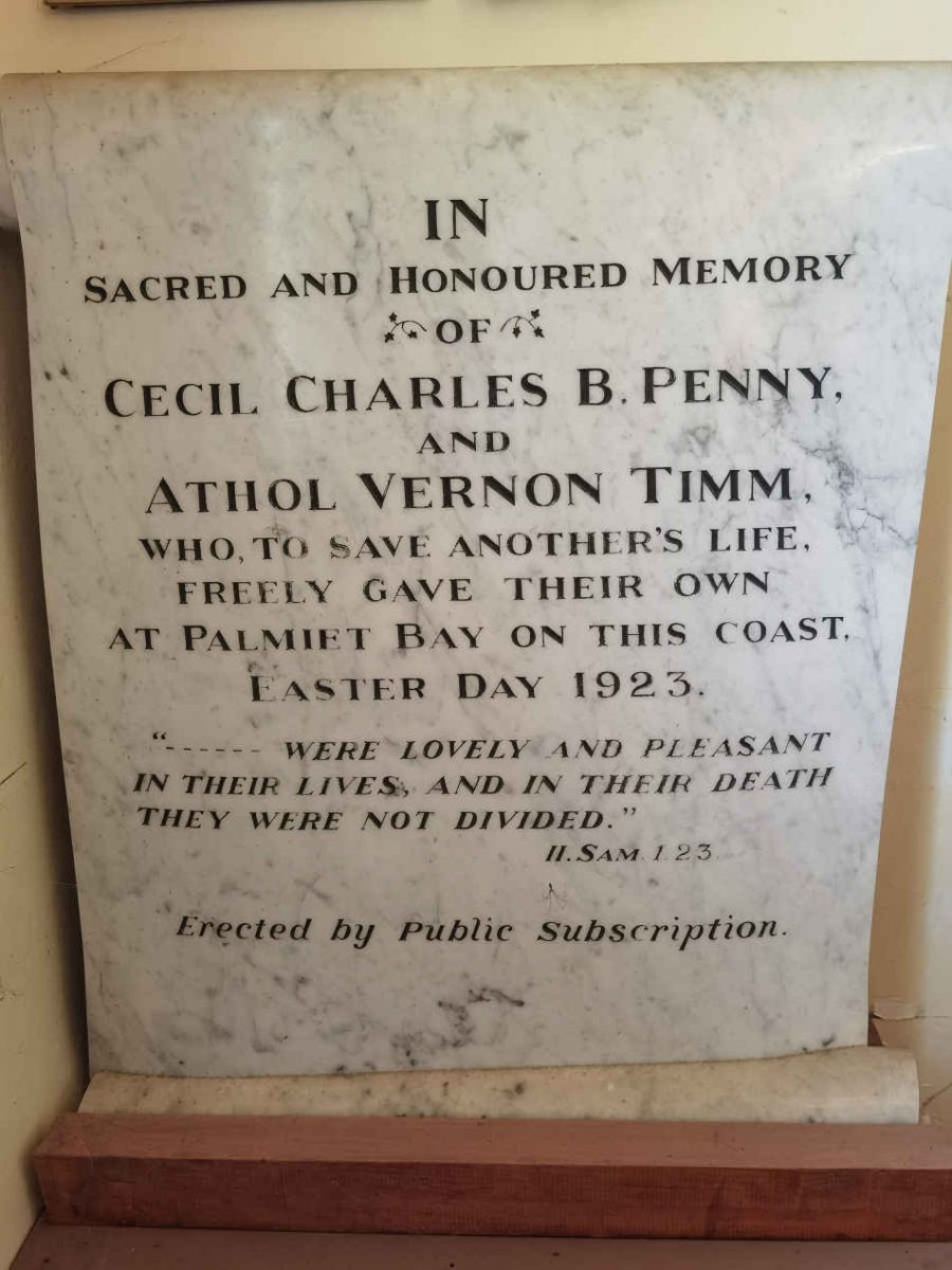 PENNY Cecil Charles B. -1923 :: TIMM Athol Vernon -1923