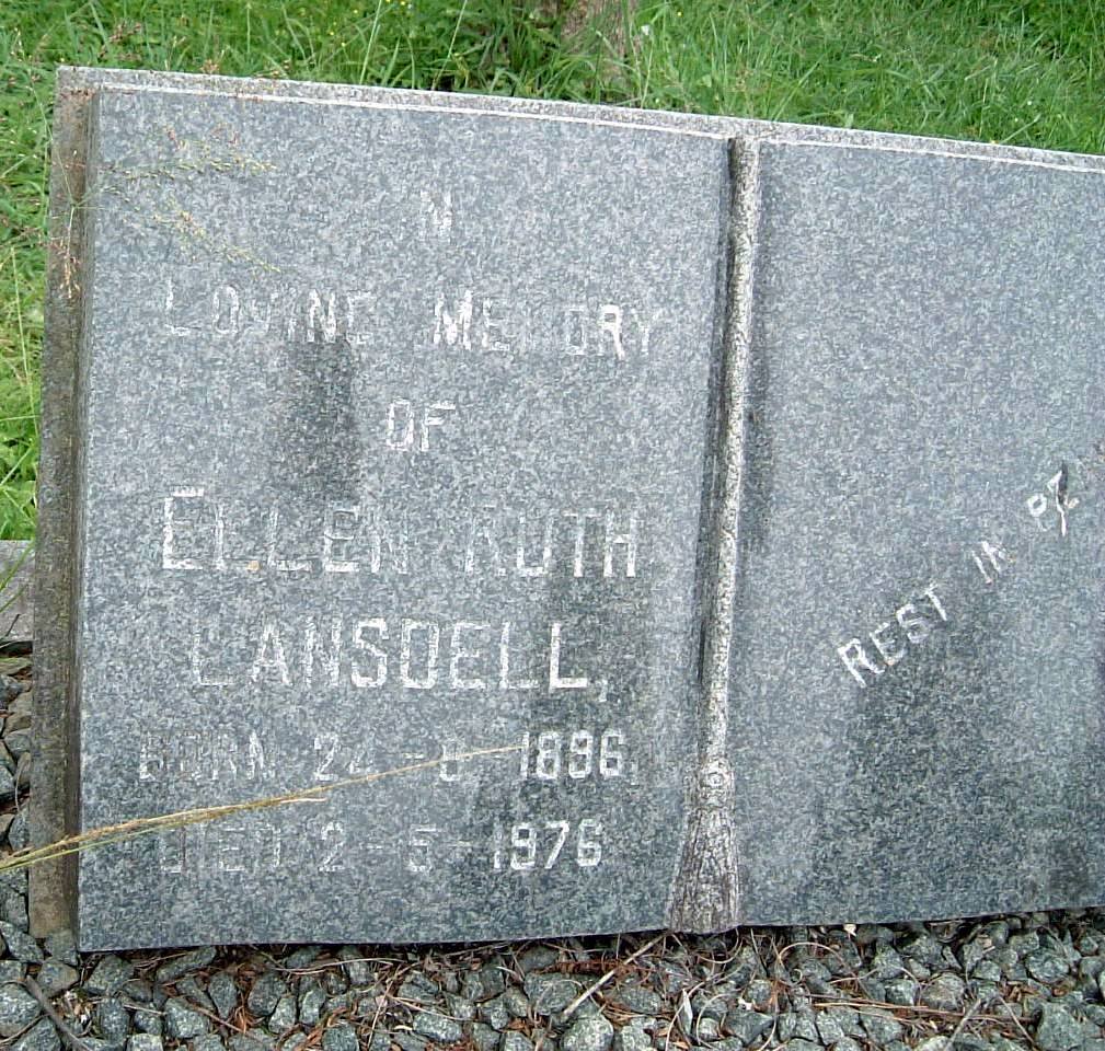 LANSDELL Ellen Ruth 1896-1976