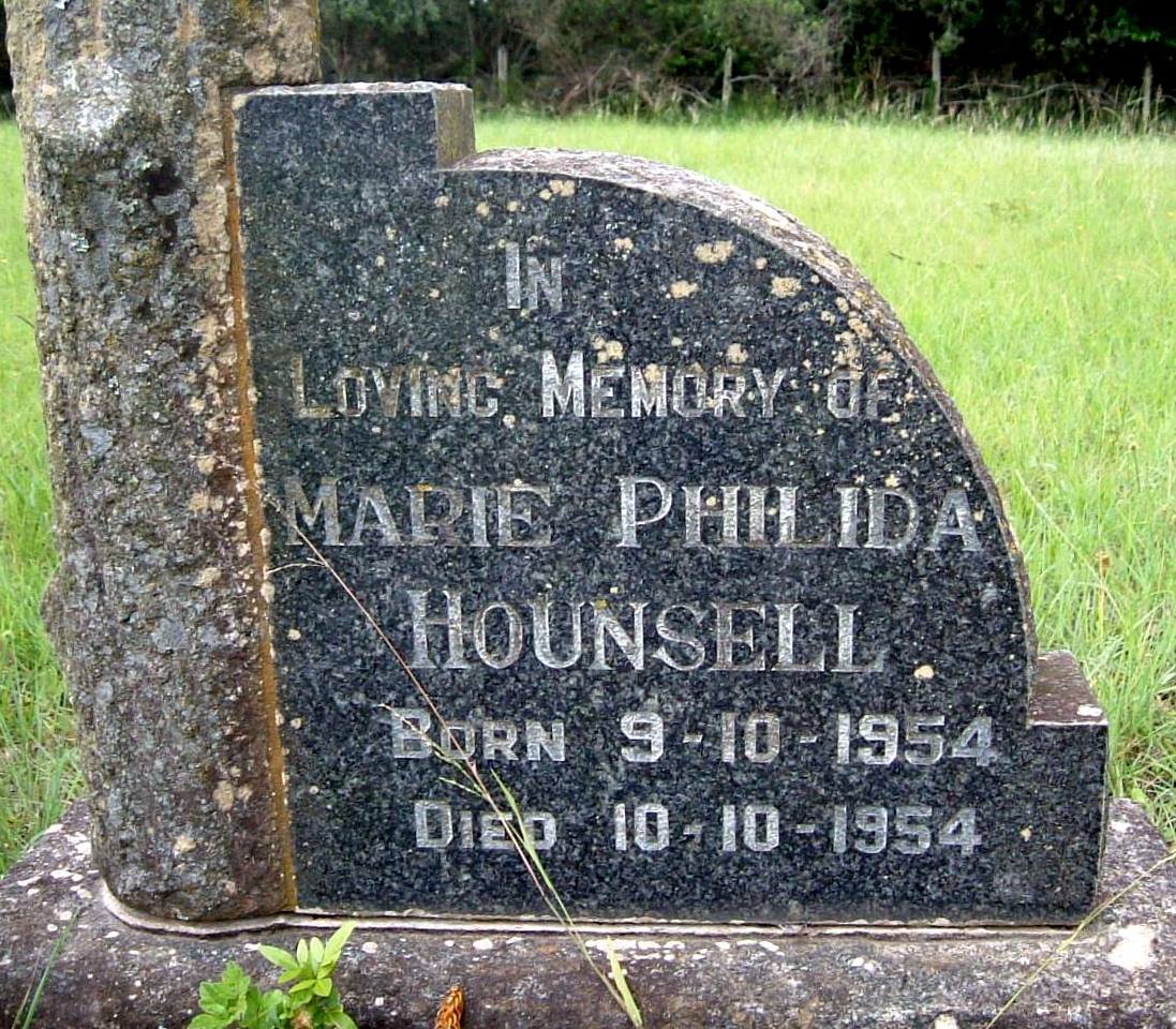 HOUNSELL Marie Philida -1954