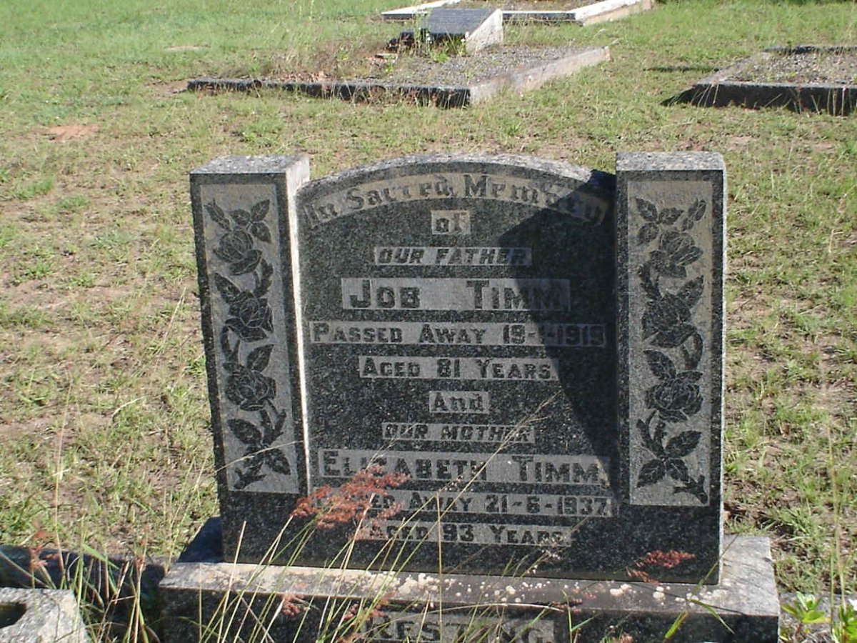 TIMM Job -1919 &amp; Elizabeth -1937