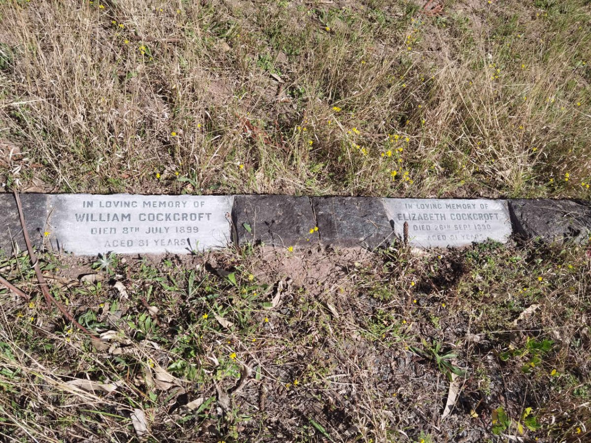 COCKCROFT William -1899 & Elizabeth -1890