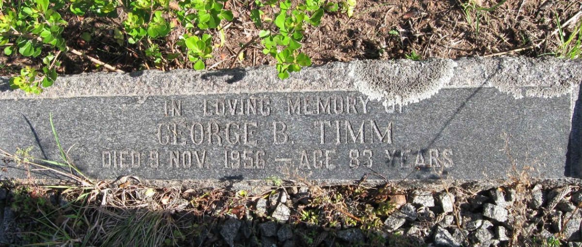 TIMM George B. -1956
