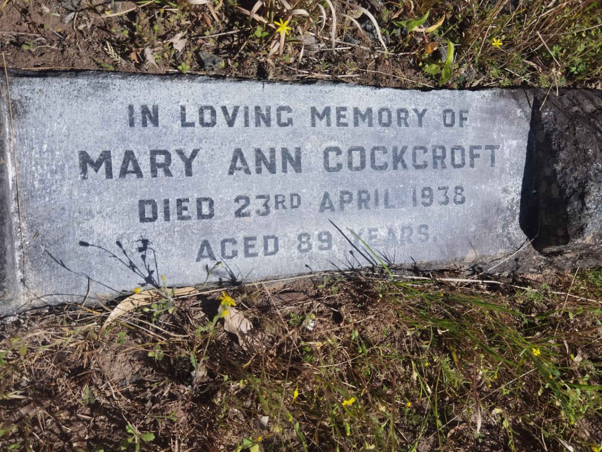 COCKCROFT Mary Ann -1938