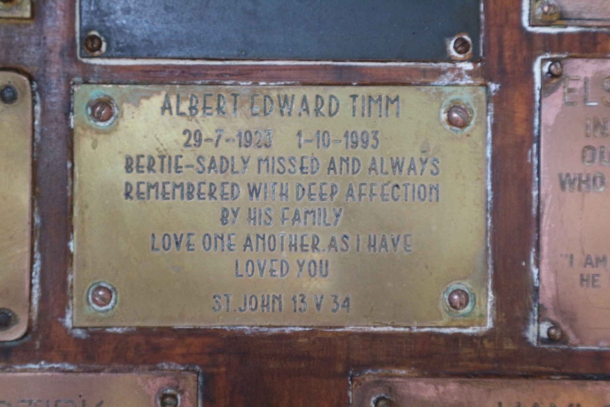 TIMM Albert Edward 1923-1993