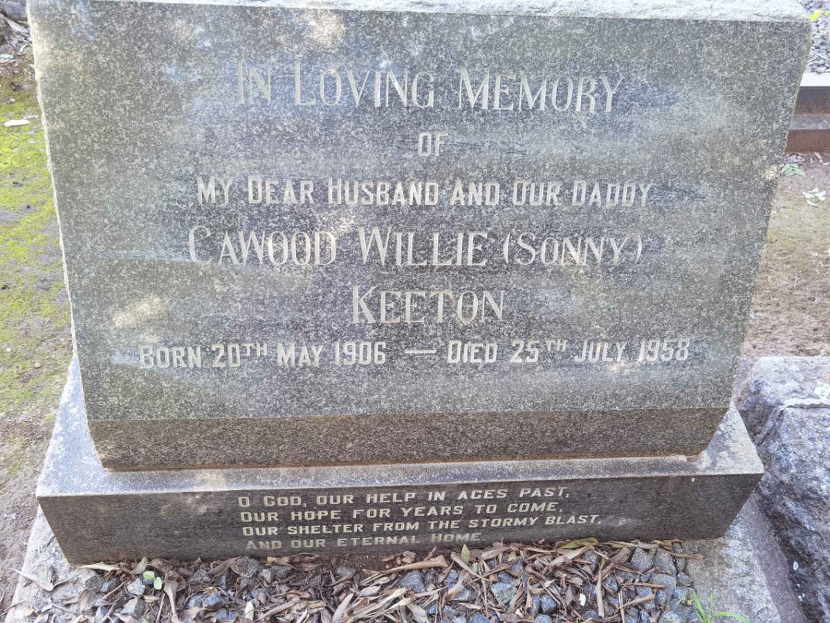 KEETON Cawood Willie 1906-1958