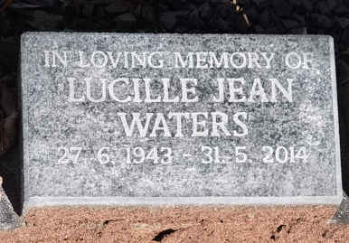 WATERS Lucille Jean 1943-2014
