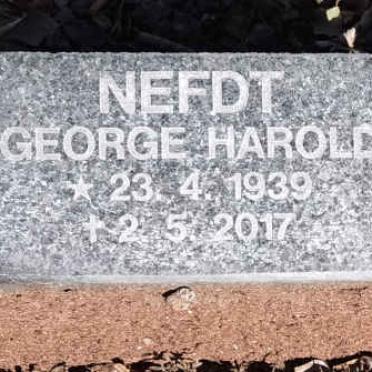 NEFDT George Harold 1939-2017