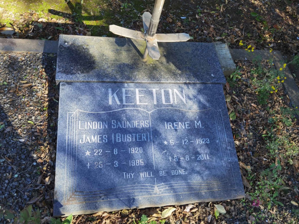 KEETON Lindon Saunders James 1920-1985 & Irene M. 1923-2011