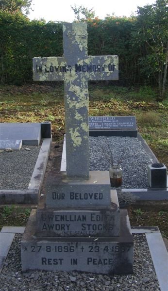 STOCKS Gwenllian Edith Awdry nee STAPLES 1896-1987
