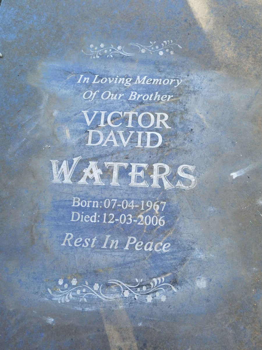WATERS Victor David 1967-2006