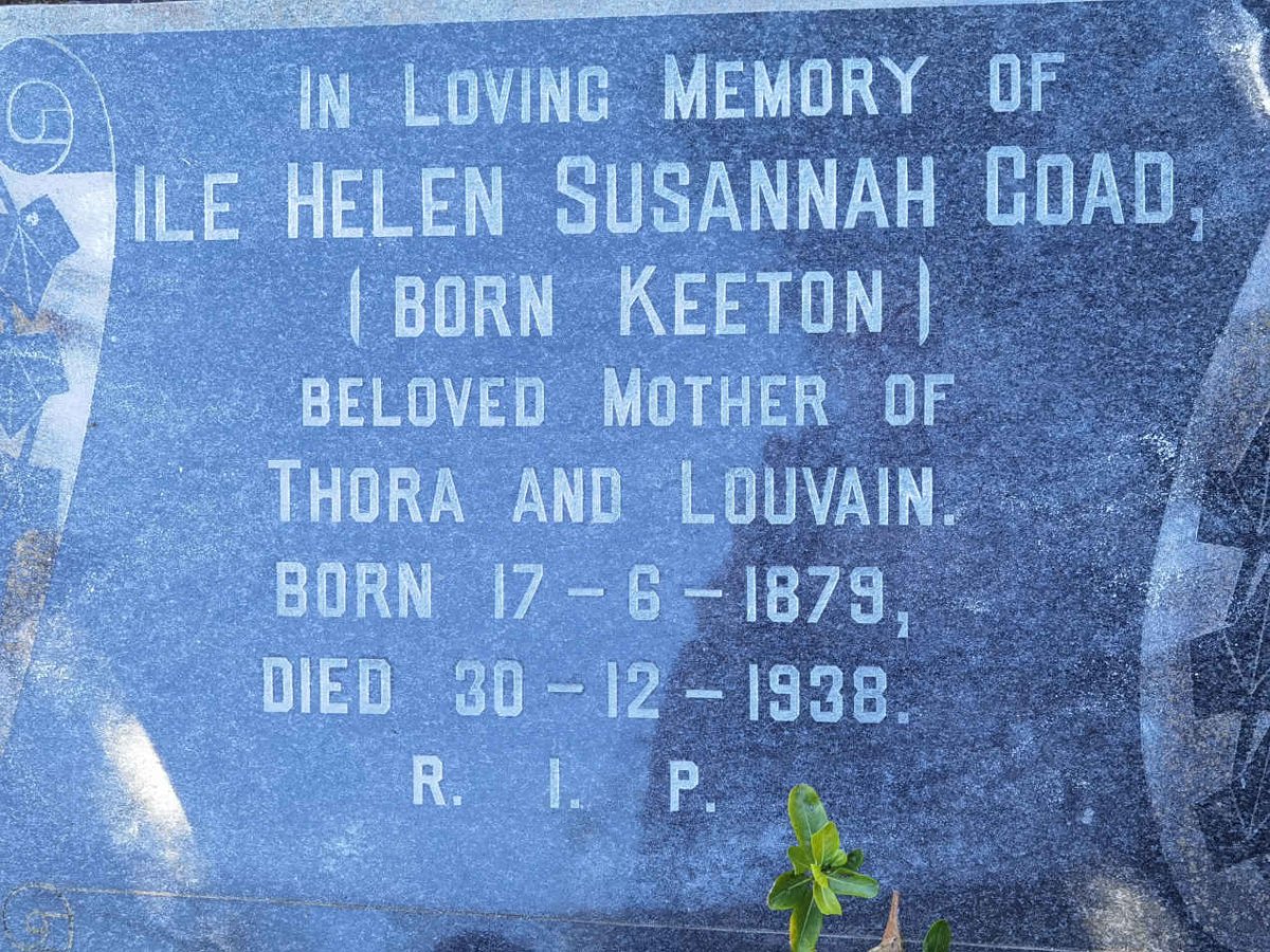 GOAD Ile Helen Susannah nee KEETON 1879-1938