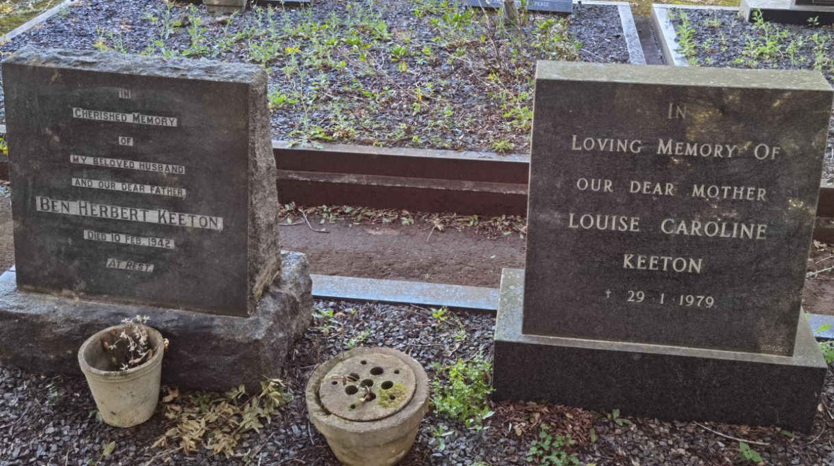 KEETON Ben Herbert -1942 & Louise Caroline -1979