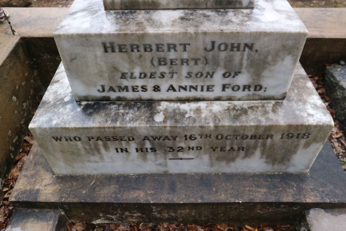 FORD Herbert John -1918