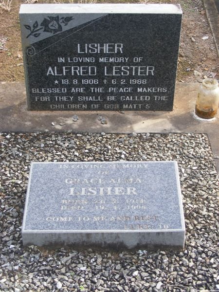 LISHER Alfred Lester 1906-1988 & Grace Alma 1914-1996 _1