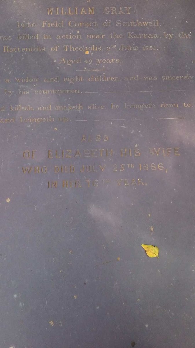 GRAY William -1851 &amp; Elizabeth -1886