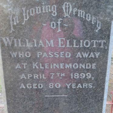 ELLIOTT William -1899
