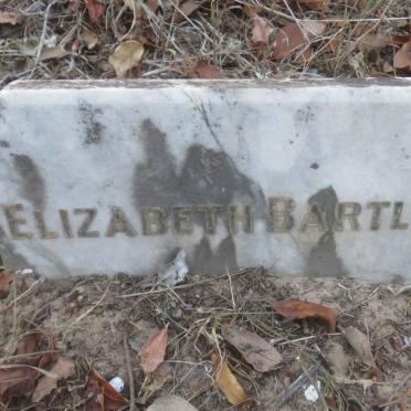 BARTLETT Elizabeth 1841-1924