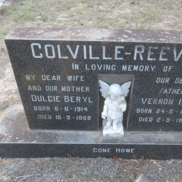 REEVES Vernon Ivor, COLVILLE 1915-1978 &amp; Dulcie Beryl 1914-1968