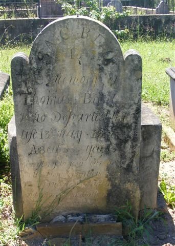 BRENT Thomas -1836