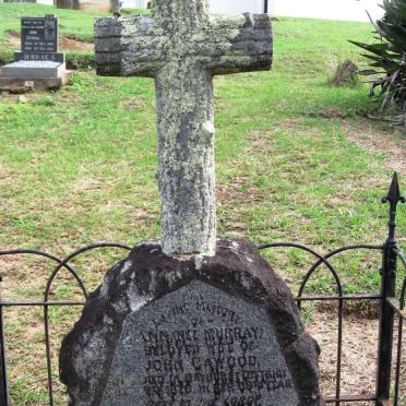 CAWOOD Ann nee MURRAY -1876