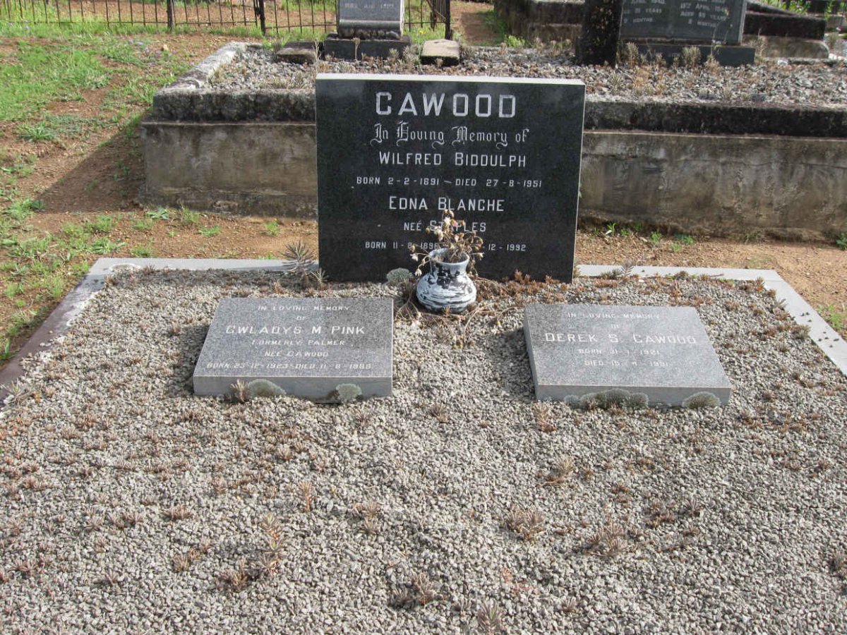CAWOOD Wilfred Biddulph 1891-1951 &amp; Edna Blanche STAPLES 1896-1992