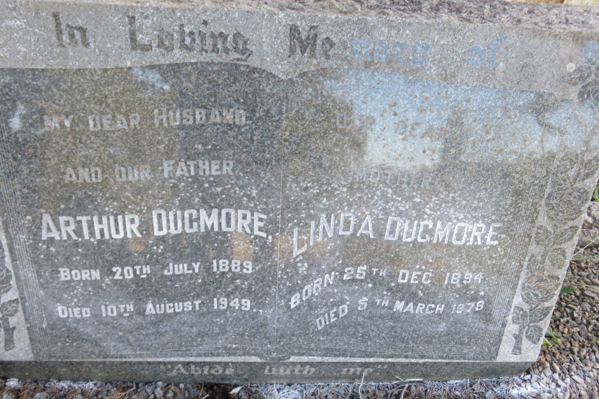 DUGMORE Arthur 1889-1949 &amp; Linda 1894-1979