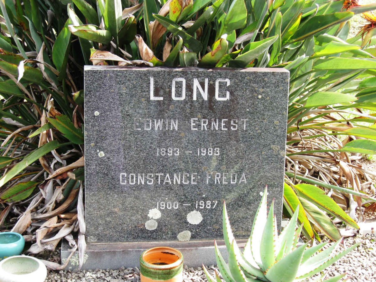 LONG Edwin Ernest 1893-1983 &amp; Constance Freda 1900-1987