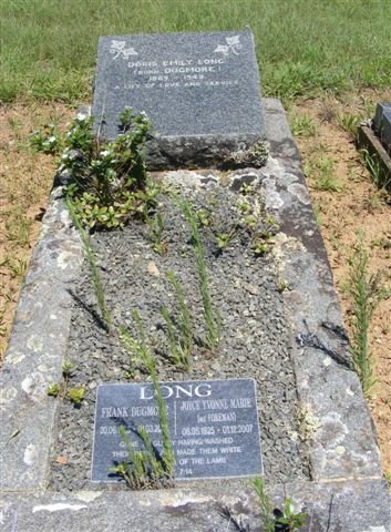 LONG Doris Emily DUGMORE nee 1889-1948 :: LONG Frank Dugmore 1923-2005 &amp; Joyce Yvonne Marie FOREMAN 1925-2007