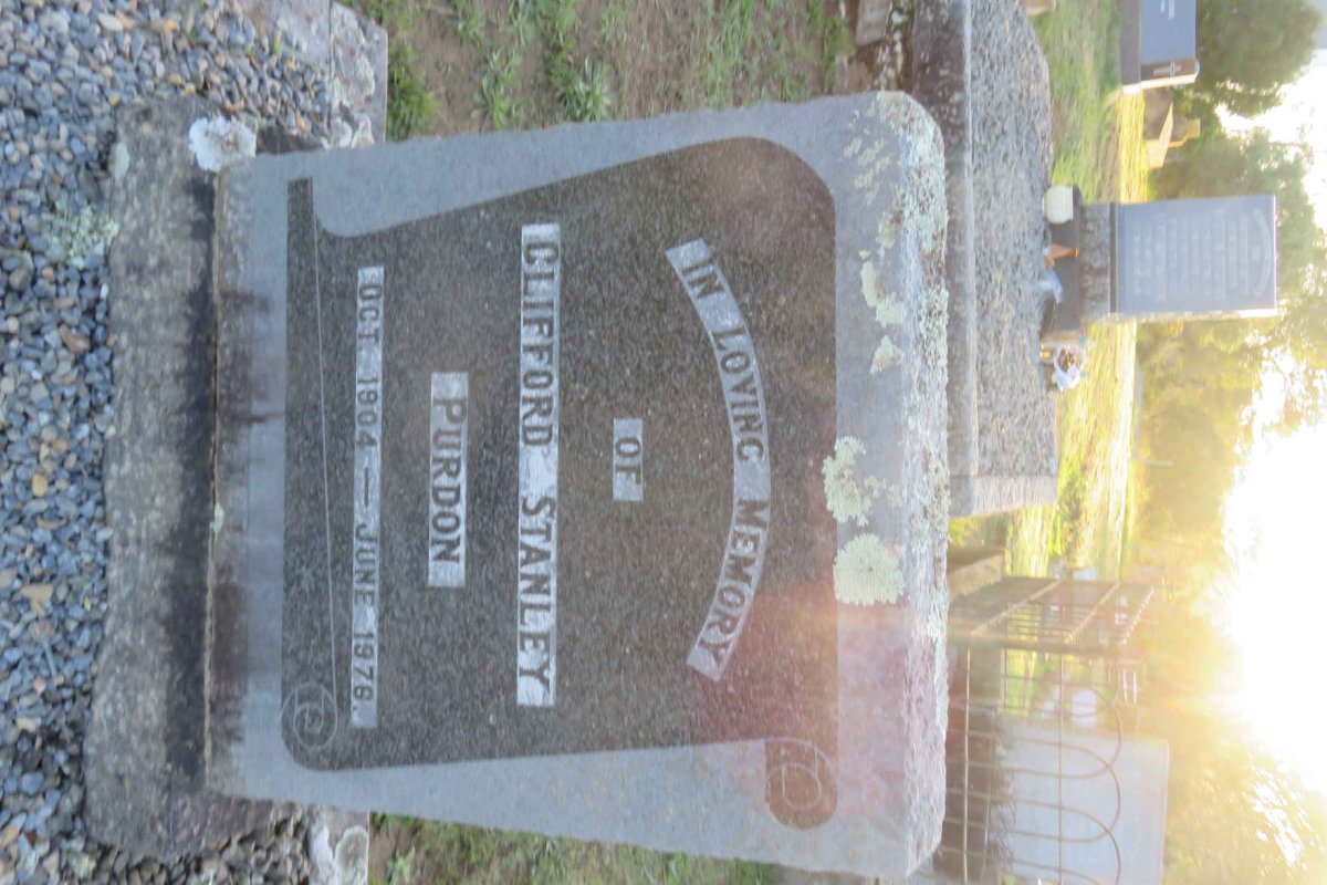 PURDON Clifford Stanley 1904-1976 &amp; Madge 1902-1955