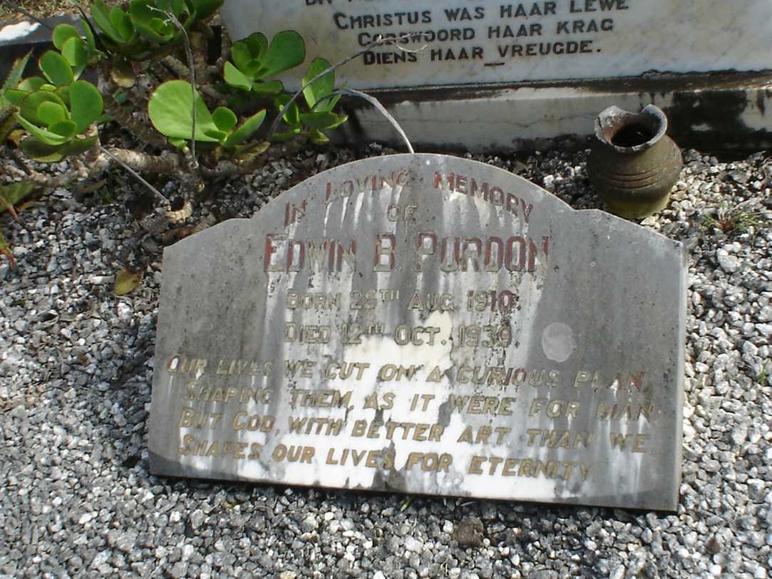 PURDON Edwin B. 1910-1939