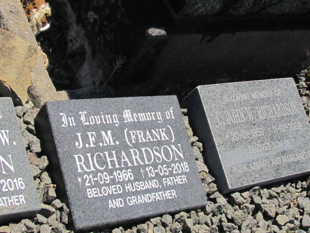RICHARDSON J.F.M. 1966-2018