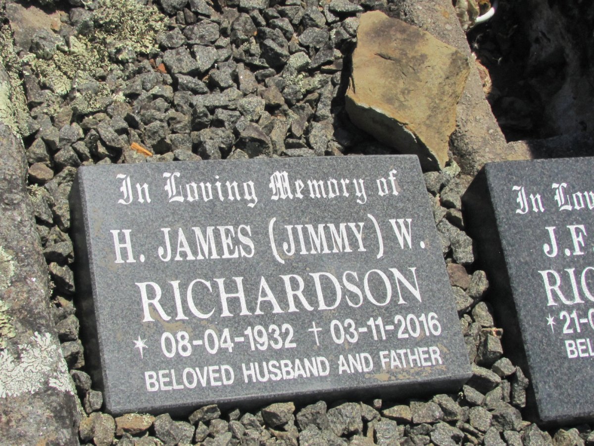RICHARDSON H. James W. 1932-2016