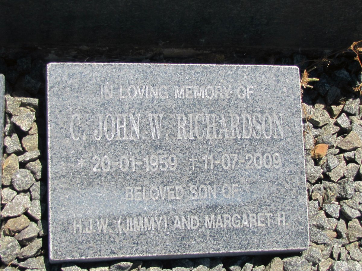 RICHARDSON C. John W. 1959-2009