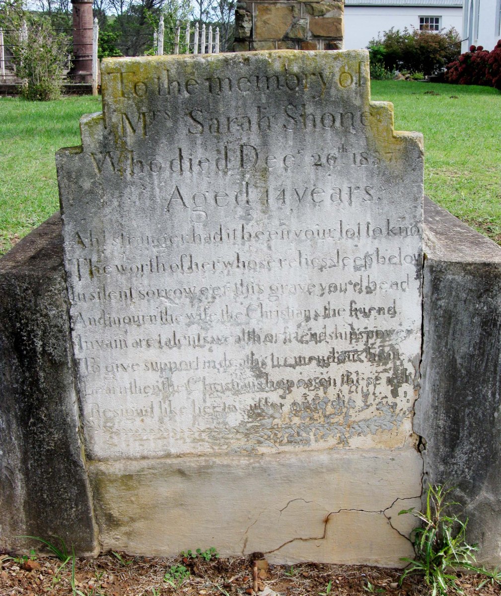 SHONE Sarah -1837