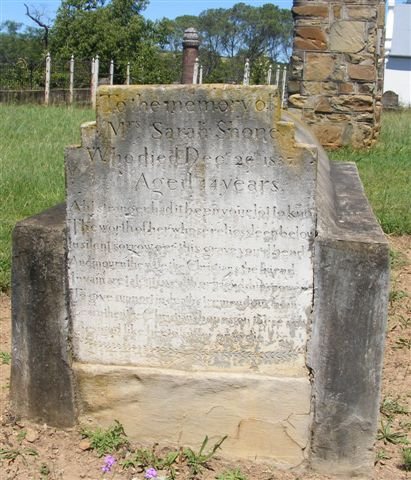 SHONE Sarah -1837