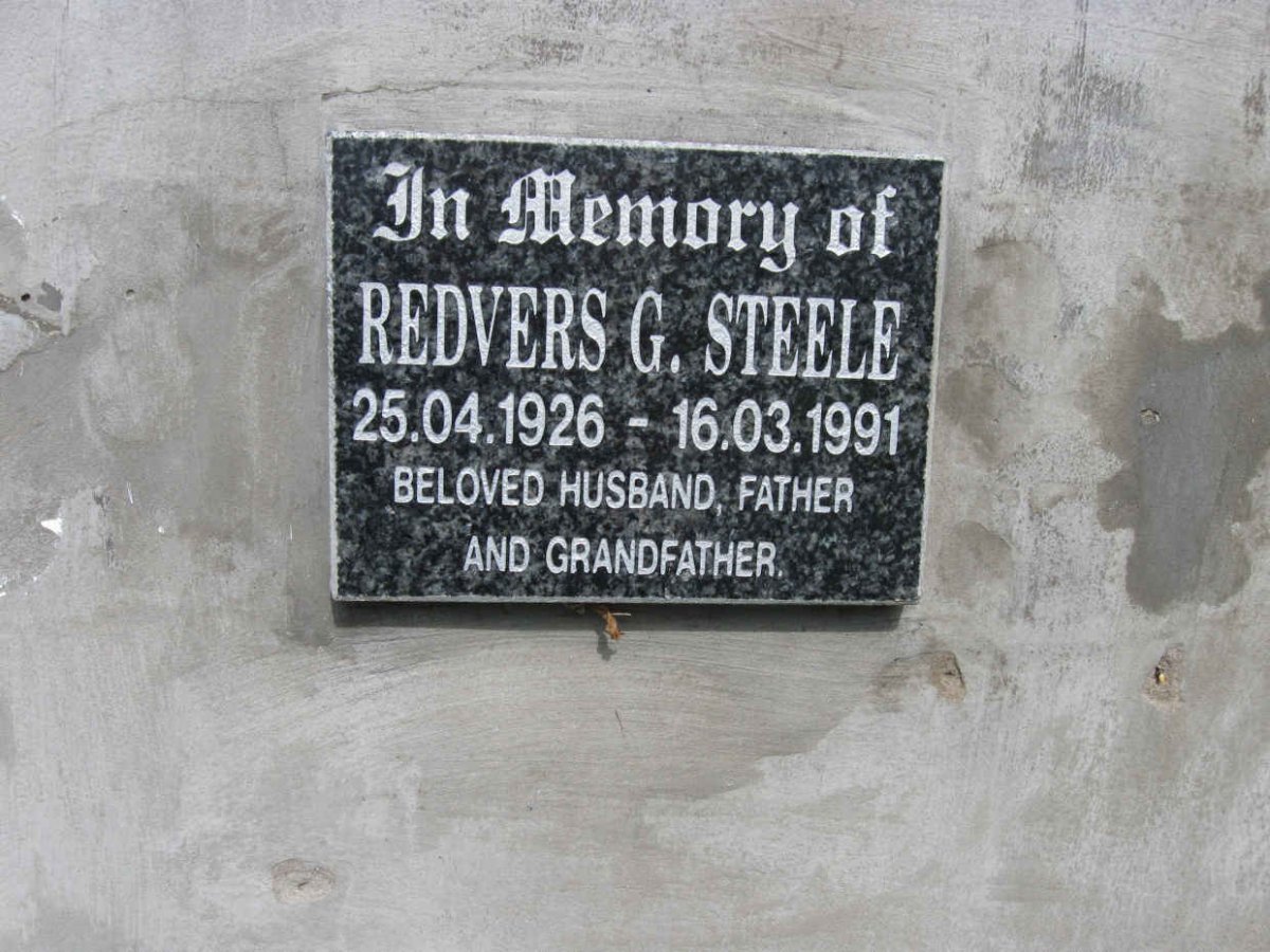 STEELE Redvers G. 1926-1991