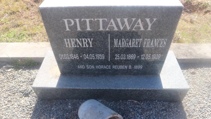 PITTAWAY Henry 1846-1939 & Margaret Frances 1869-1939 :: PITTAWAY Horace Reuben -1899