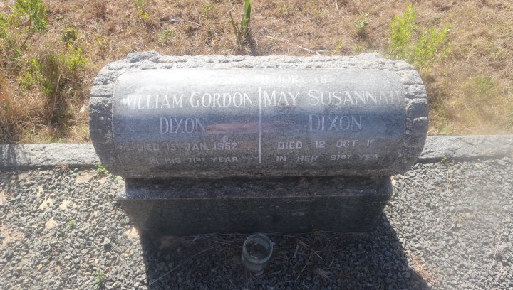 DIXON William Gordon -1952 &amp; May Susannah