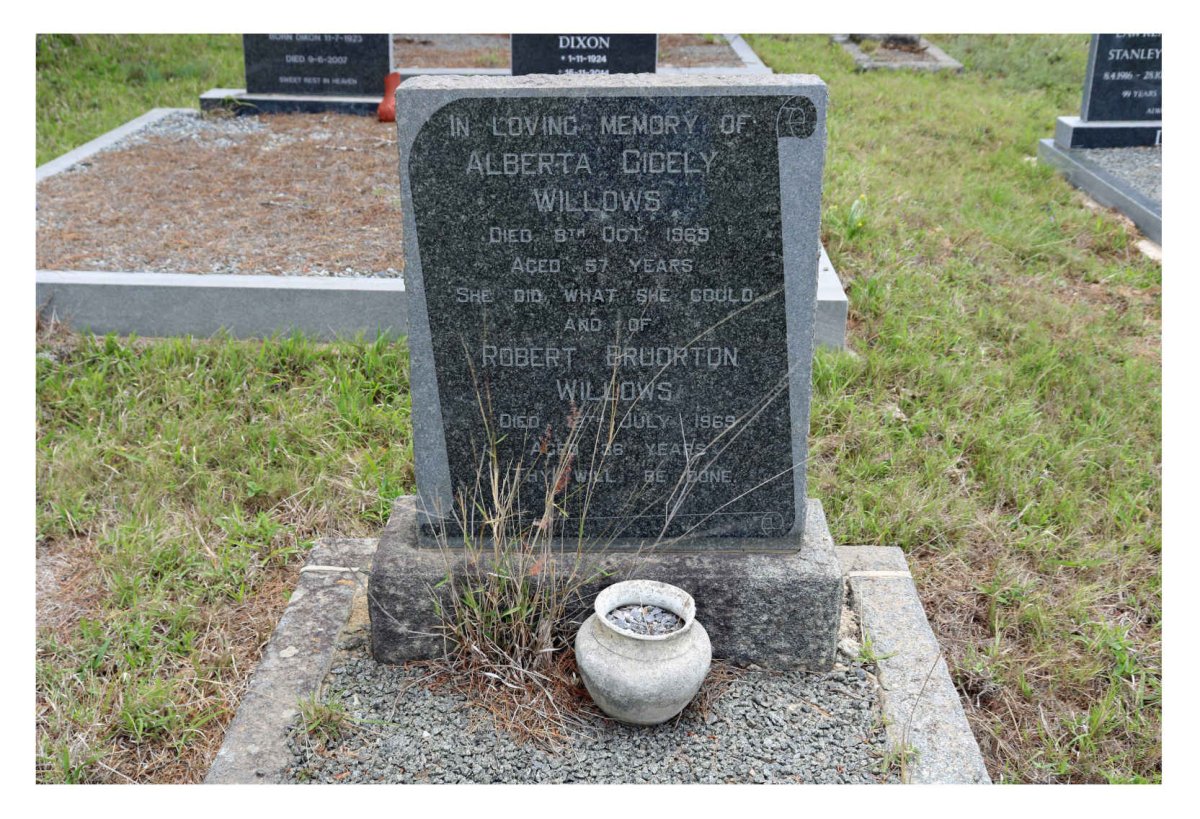 WILLOWS Alberta Cicely -1969 :: WILLOWS Robert Bruorton -1969