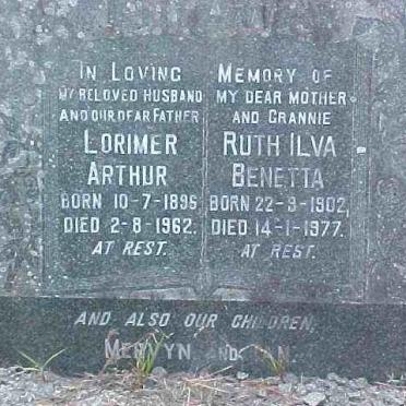 PITTAWAY Lorimer Arthur 1896-1962 &amp; Ruth Ilva Benetta 1902-1977 :: PITTAWAY Mervyn :: PITTAWAY Ian