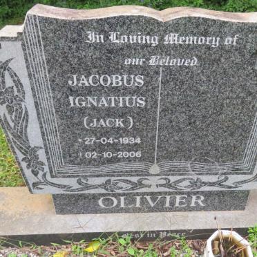 OLIVIER Jacobus Ignatius 1934-2006