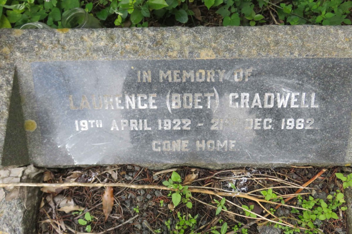 GRADWELL Laurence 1922-1962