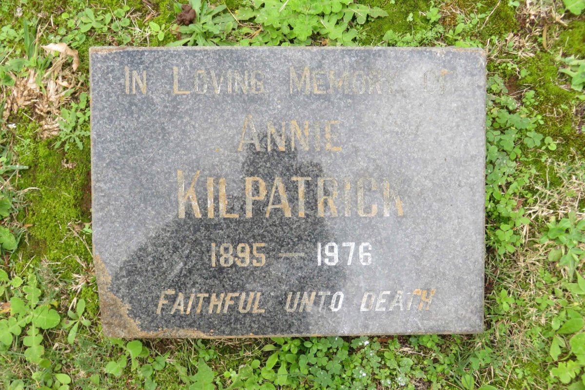 KILPATRICK Annie 1895-1976