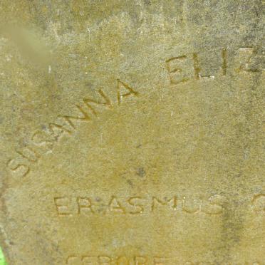 ERASMUS Adriaan Cornelius 1849-1925 &amp; Susanna Elizabetha Margritha DU PREEZ 1846-1927