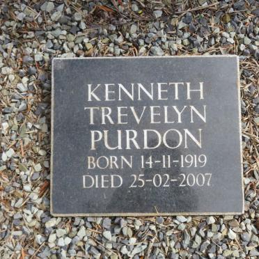 PURDON Kenneth Trevelyn 1919-2007