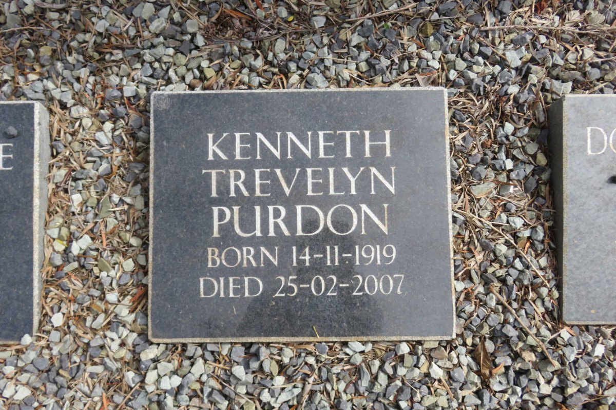 PURDON Kenneth Trevelyn 1919-2007