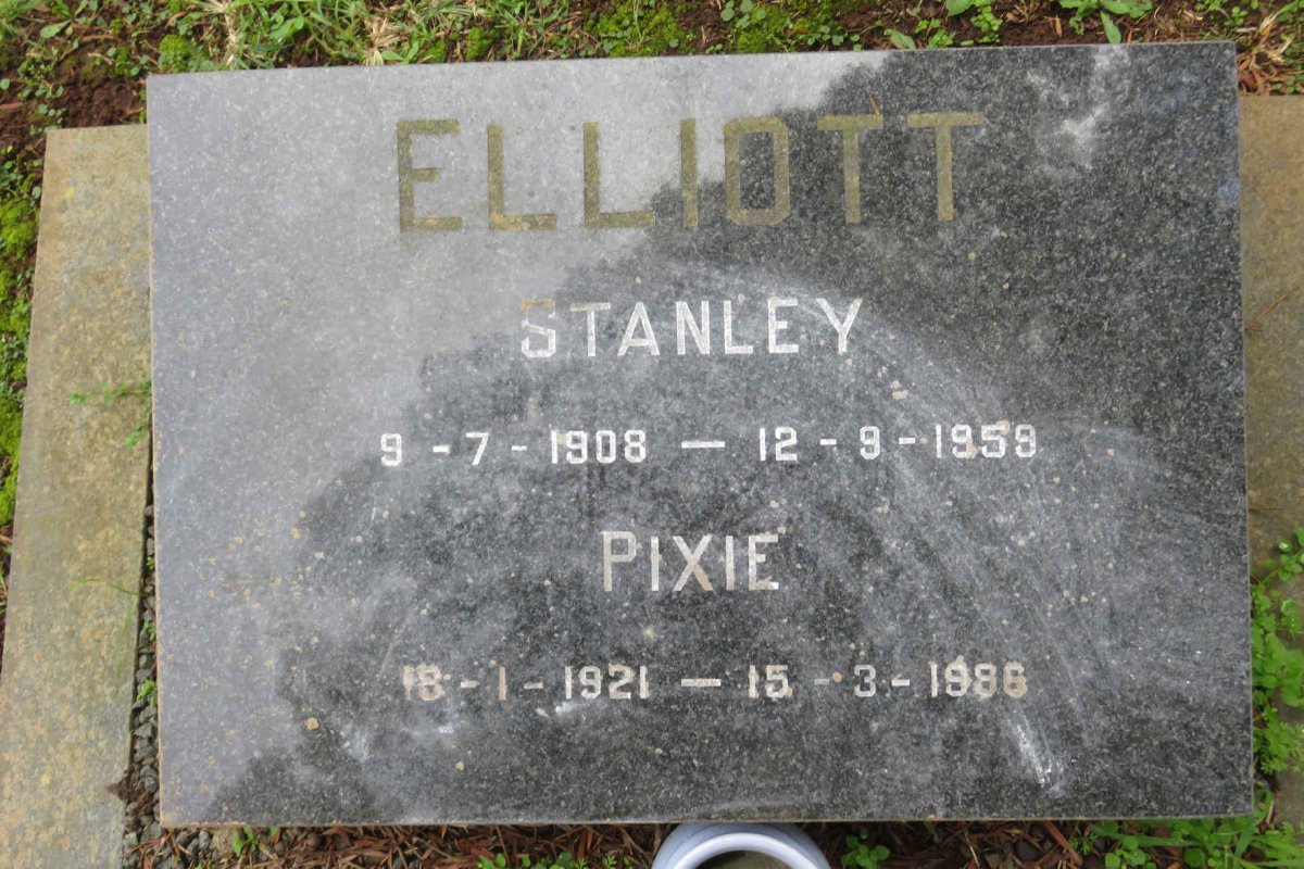 ELLIOTT Stanley 1908-1959 &amp; Pixie 1921-1986