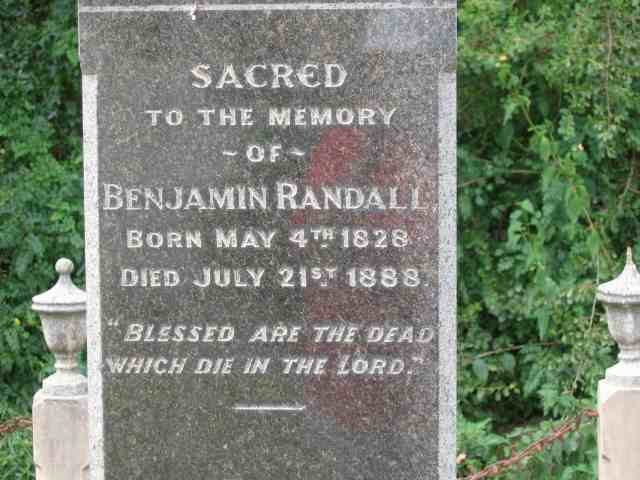 RANDALL Benjamin 1828-1888