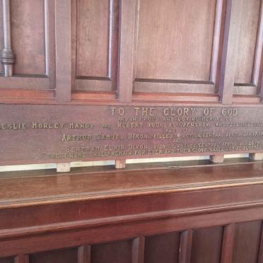 MANDY Leslie Marley -1916 :: OPENSHAW Herbert Douglas -1916 :: DIXON Arthur Samuel -1917 :: DIXON Bertram Elwin -1917