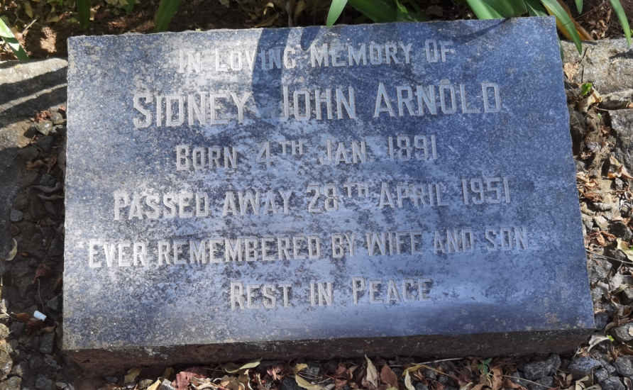 ARNOLD Sidney John 1891-1951